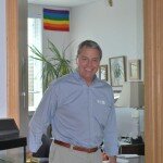 Ed with Flag in BAckground